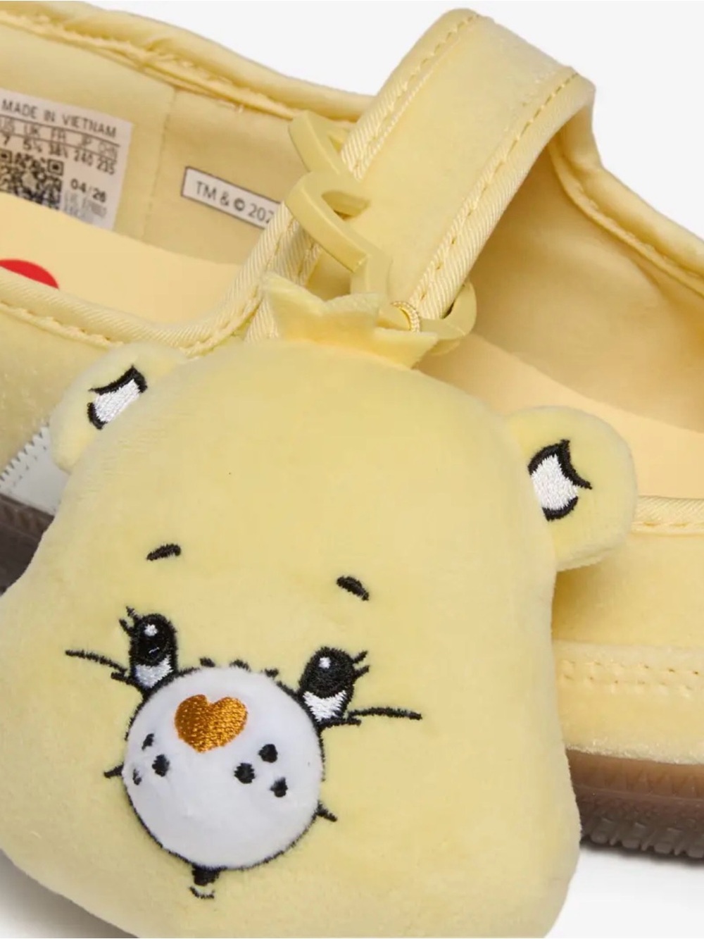 🧸 ADIDAS SAMBA JANE X CARE BEARS YELLOW 💛 - Picture 3 of 5